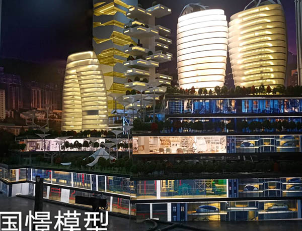 商河县建筑模型