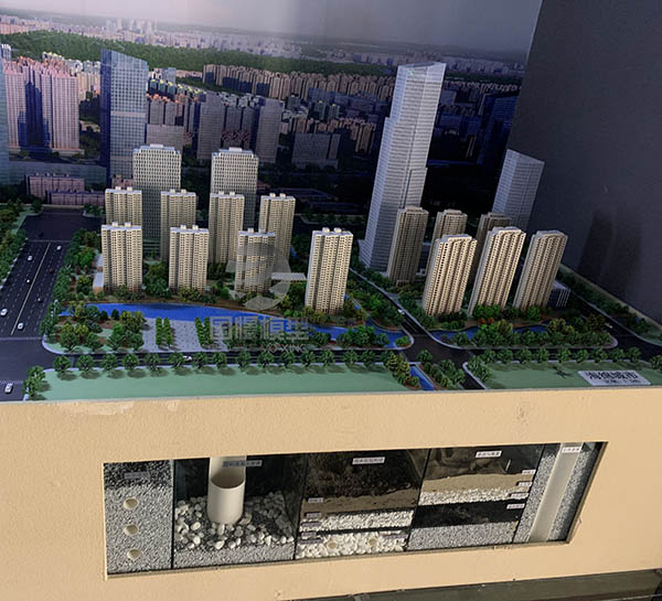 商河县建筑模型